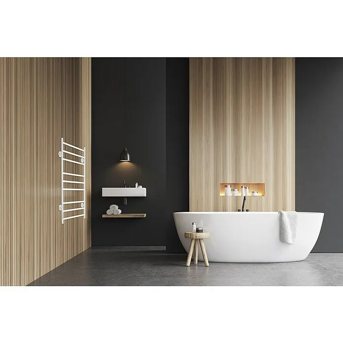 TVS Design Elektrische badkamerradiator ELDO 9L - Wit, b x h: 530 x 860 mm