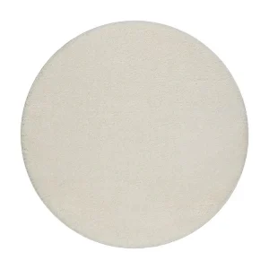 Badkamertapijt SANTA cirkel vlak, antislip, soepel - wit cercle 67 cm