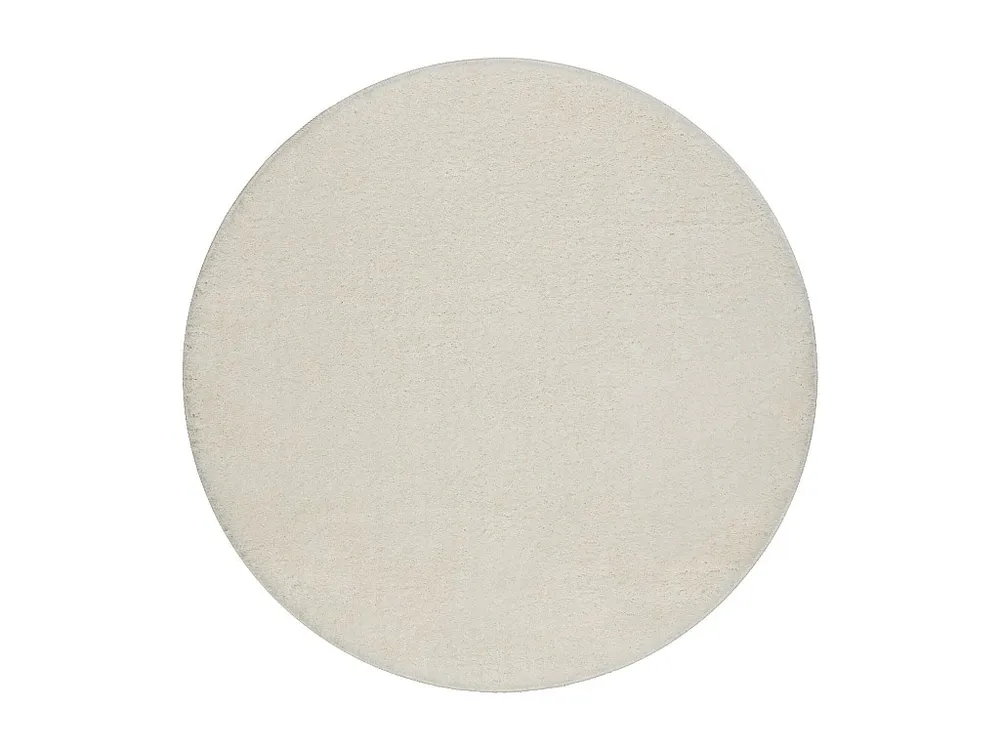 Badkamertapijt SANTA cirkel vlak, antislip, soepel - wit cercle 67 cm