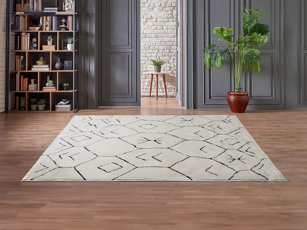Berbers shaggy tapijt - 160 x 230 cm - Natuurtint - JABARI