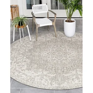 Buitenkleed - 122x122 - Grijs - Tulum