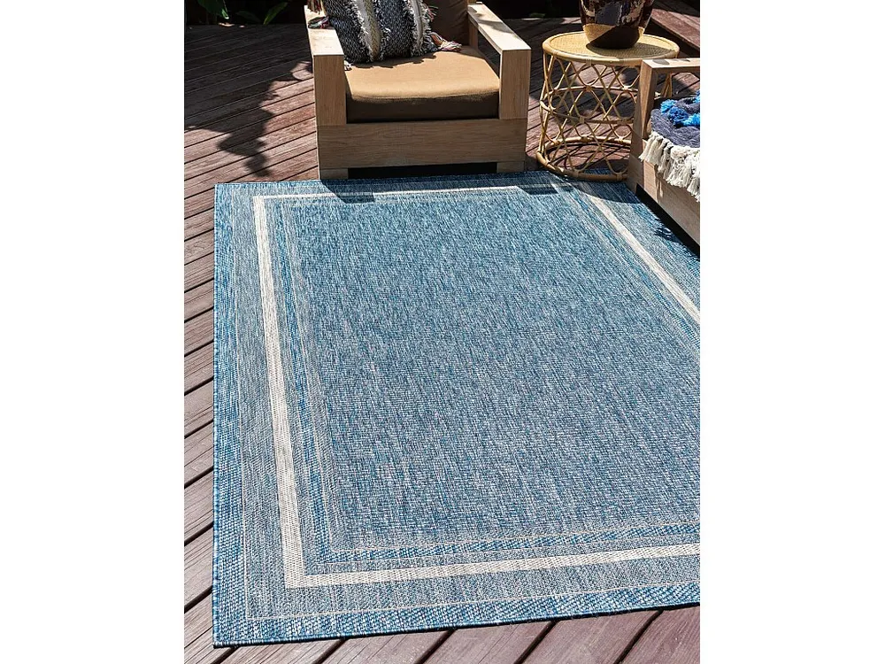 Buitenkleed - 245x160 - Blauw - Tulum