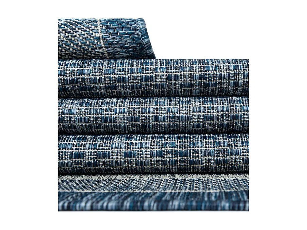 Buitenkleed - 245x160 - Blauw - Tulum