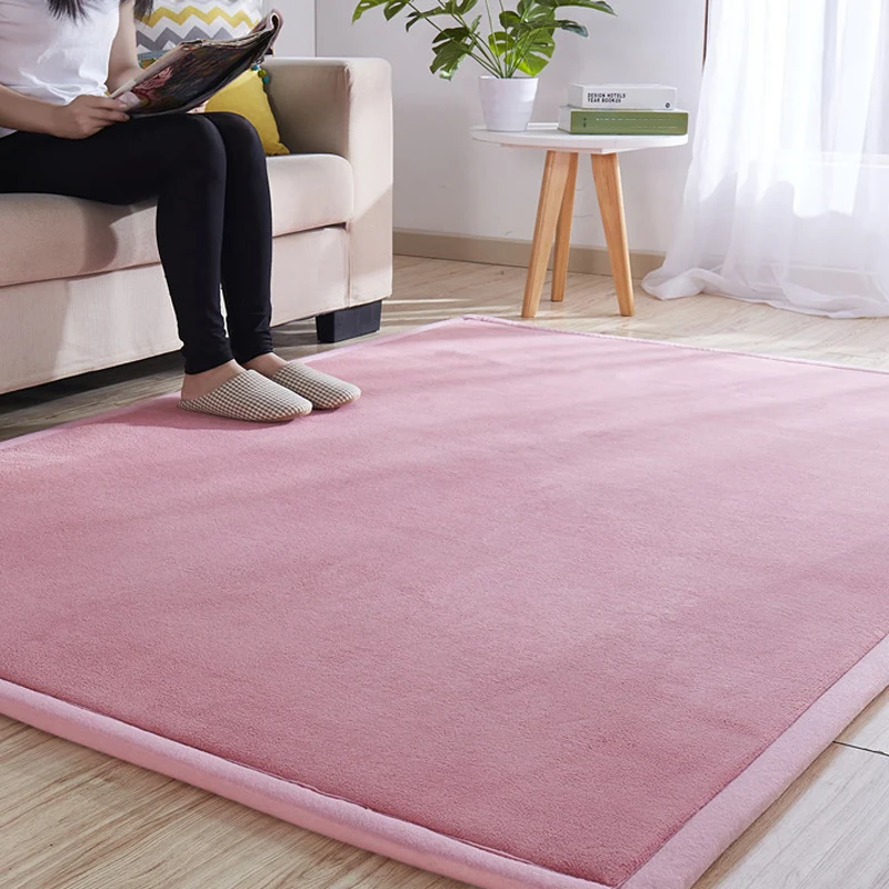 Comforttapijt meerdere kleuren, katoenmix, effen binnentapijt, huisdiervriendelijk, onderhoudsvriendelijk, wasbaar tapijt...