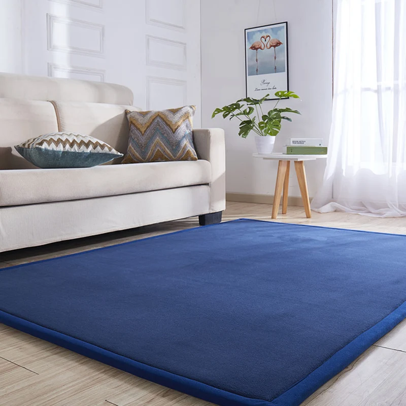Comforttapijt meerdere kleuren, katoenmix, effen binnentapijt, huisdiervriendelijk, onderhoudsvriendelijk, wasbaar tapijt...