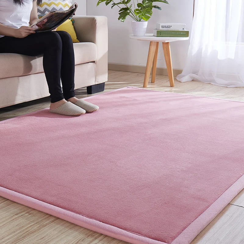Comforttapijt meerdere kleuren, katoenmix, effen binnentapijt, huisdiervriendelijk, onderhoudsvriendelijk, wasbaar tapijt...
