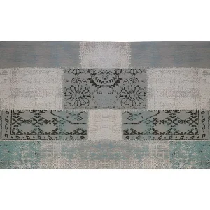 Gangtapijt TURIN - 100% polyesterweefsel - 80x200 cm - Grijsblauw
