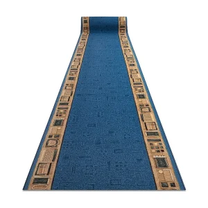 Gegummeerde bestrating JENA blauw 120cm 120x480 cm