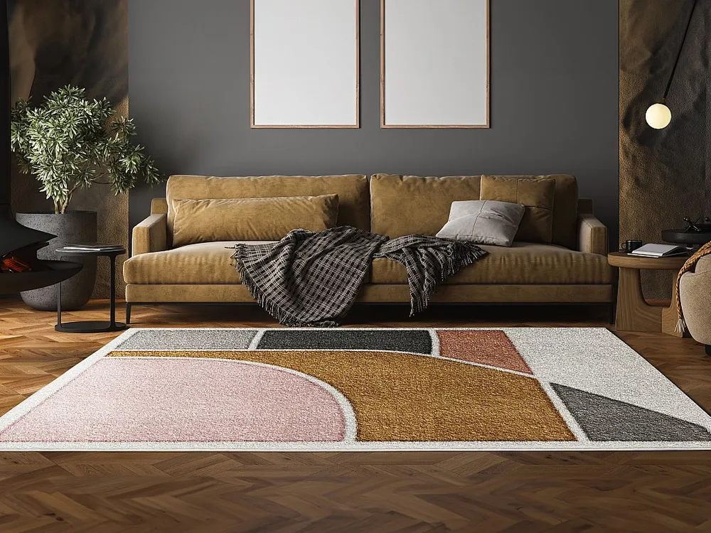 Geometrisch design-tapijt - 160 x 230 cm - Meerdere kleuren - JANNEA