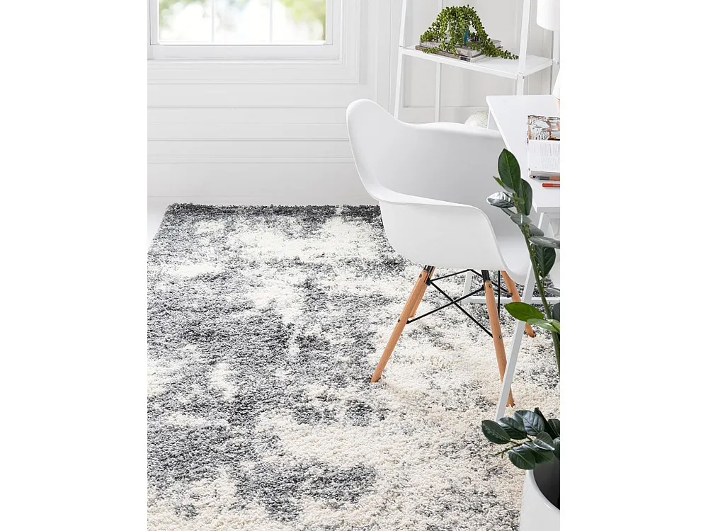 Hoogpolig tapijt 245x160 Lichtbruin - SteenGrijs Lachen Haze