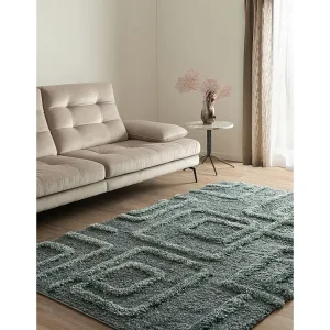 Hoogpolig tapijt 305x240 Blauw Thun Artem