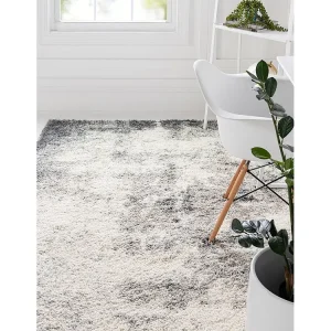 Hoogpolig tapijt 90 x 62 Grijs Lachen Haze