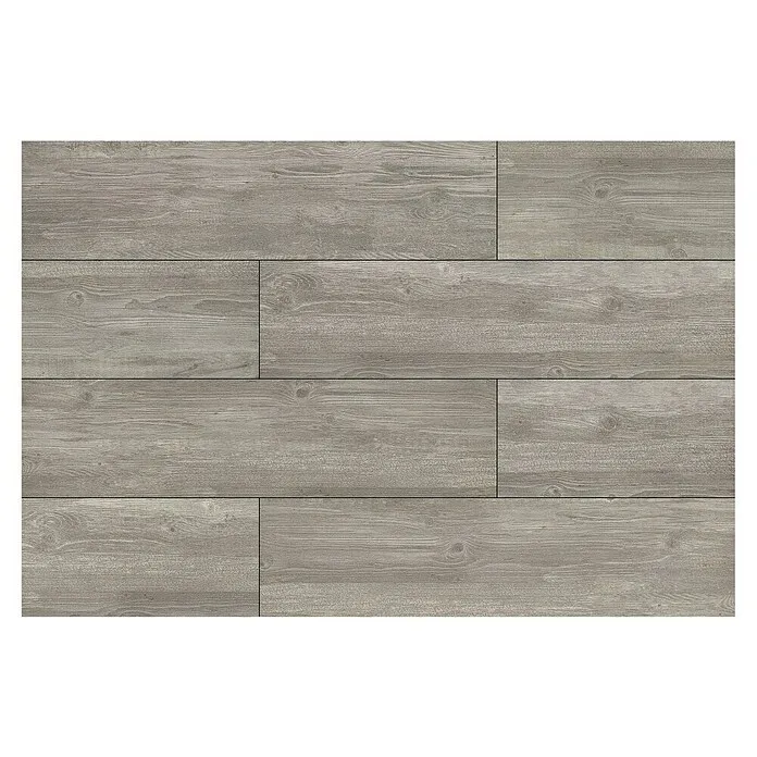 Keramische tegel Hout Look Grijs - Keramiek, l x b x d: 120 x 30 x 2 cm, Grijs