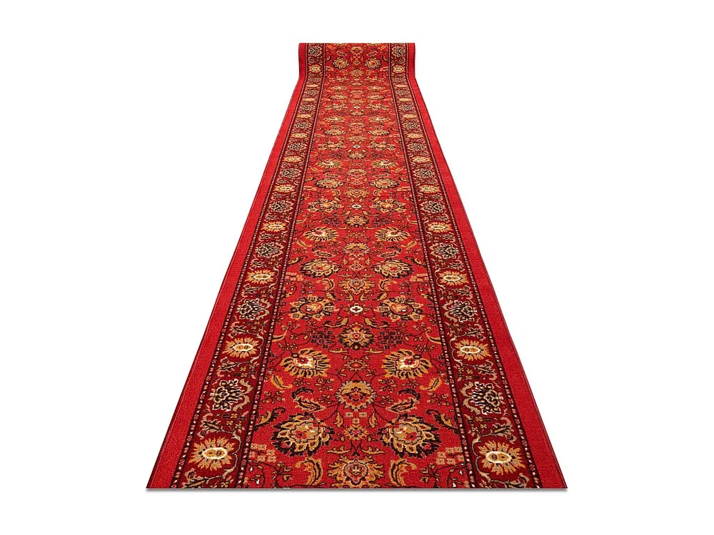 Loper antislip TRADYCJA Traditie rood gom 110cm 110x280 cm