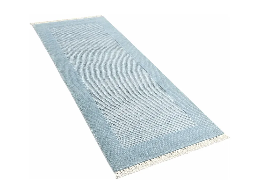 Loper-Woltapijt 198x79 Blauw Darya