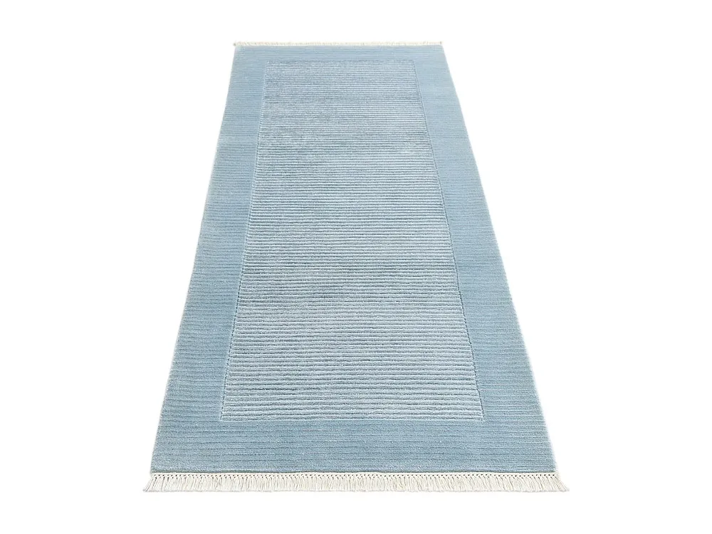 Loper-Woltapijt 198x79 Blauw Darya