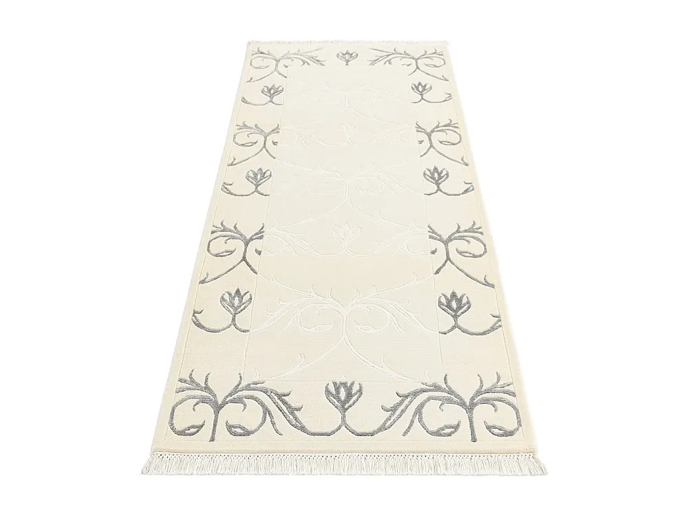 Loper-Woltapijt 201x79 Ecru Darya
