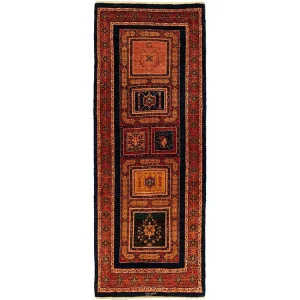 Loper-Woltapijt 217x82 Bruin Kashkuli