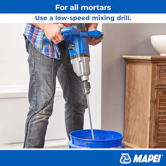 MAPEI Large-Format Floor and Wall Wit Thinset/Medium Bed Tile Mortar (50-lb)