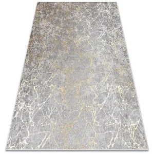 MIRO 11111.2107 tapijt wasbaar marmer, glamour antislip - lichtgrijs / 140x190 cm