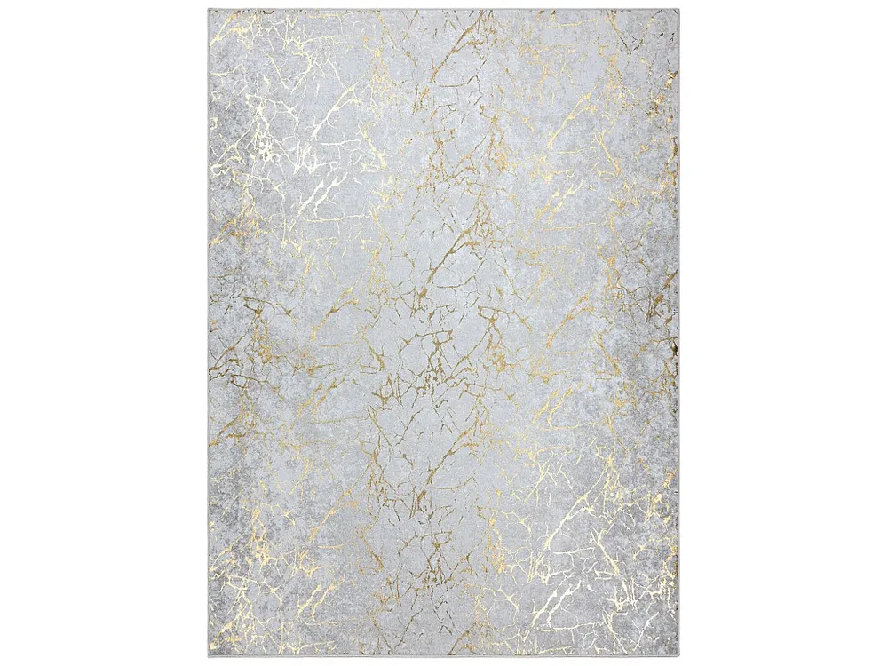 MIRO 11111.2108 tapijt wasbaar marmer, glamour antislip - creme / goud 160x220 cm