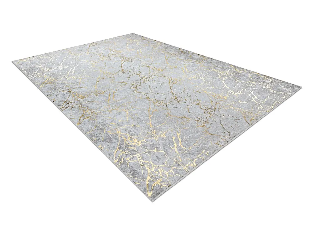 MIRO 11111.2108 tapijt wasbaar marmer, glamour antislip - creme / goud 160x220 cm