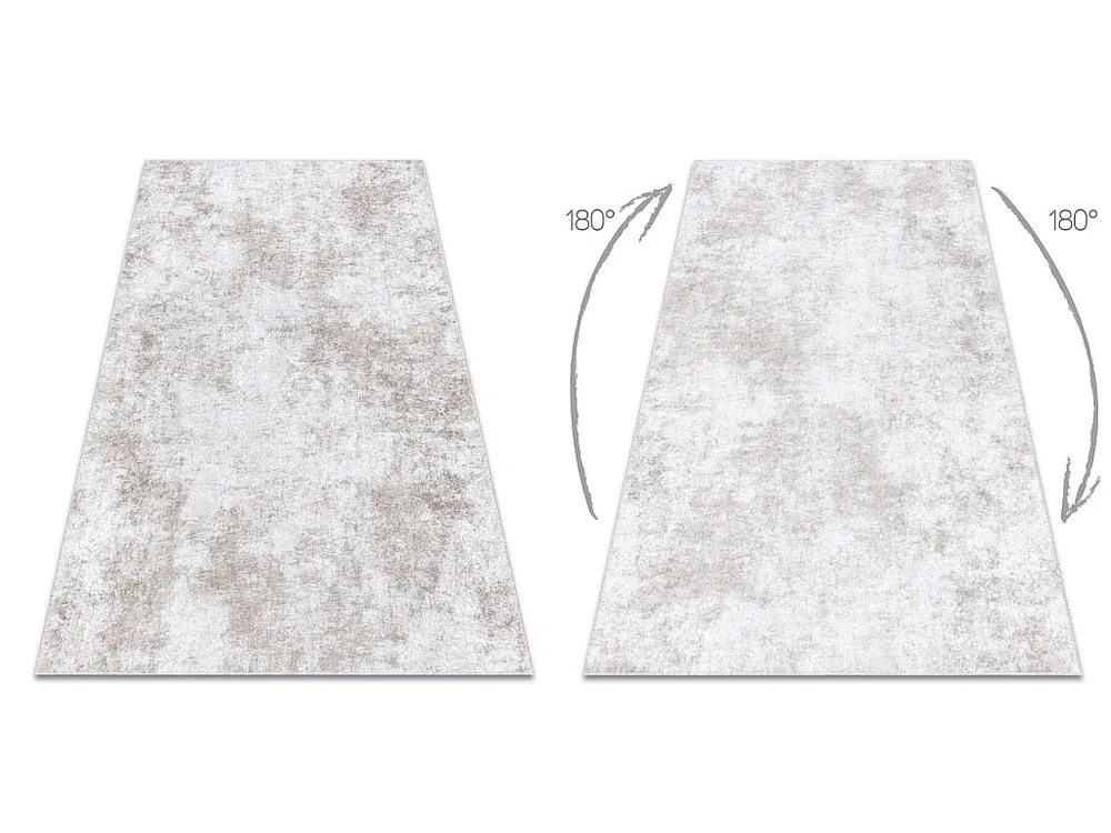 MIRO 51416.805 tapijt wasbaar melange antislip - natuurtint 140x190 cm