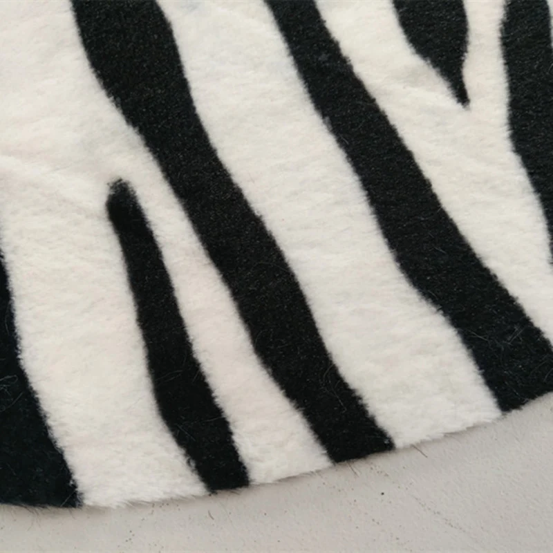 Onregelmatig vloerkleed met dierenhuidprint Meerkleurig Eenvoud Vloerkleed Synthetisch Vlekbestendig Eenvoudig te onderhou...
