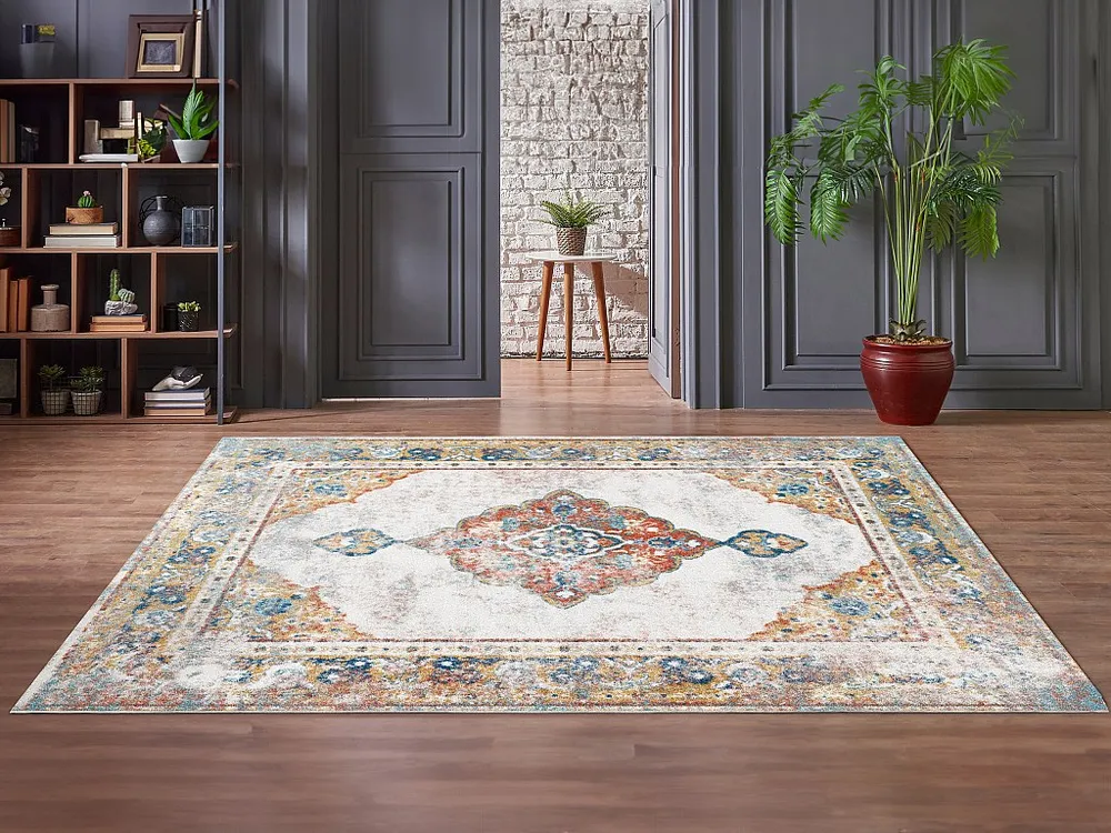 Oosters vintage-tapijt - 160 x 230 cm - Meerdere kleuren - AKLIM