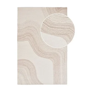 Rechthoekig Tapijt Surat, Ecru, 160x230x1 cm, EPIKASA