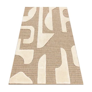 SPARK 0696A ecru / room tapijt - Geometrisch, sisal, structureel 160x220 cm