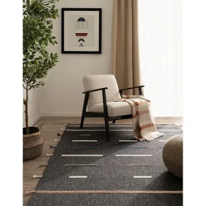 Tapijt - 160x120 - Antraciet - Juniper Boho