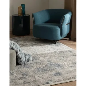 Tapijt 160x160 Blauw Davos Excellence