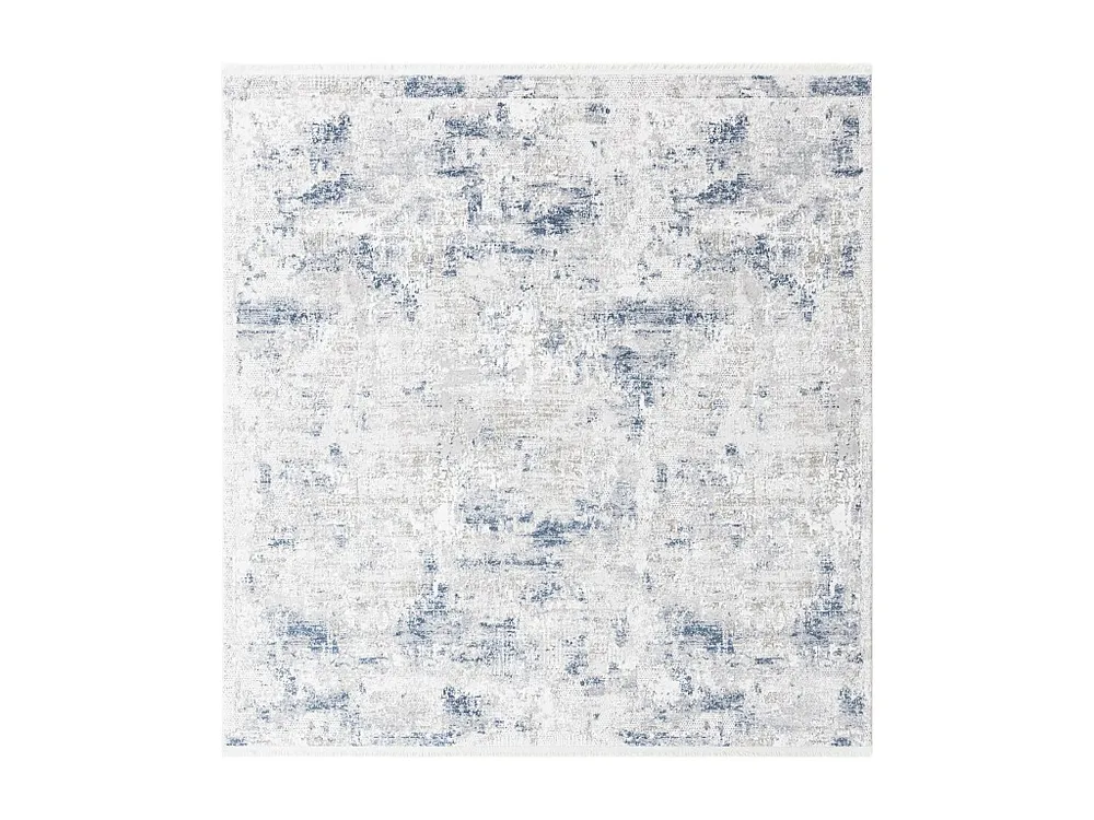 Tapijt 160x160 Blauw Davos Excellence