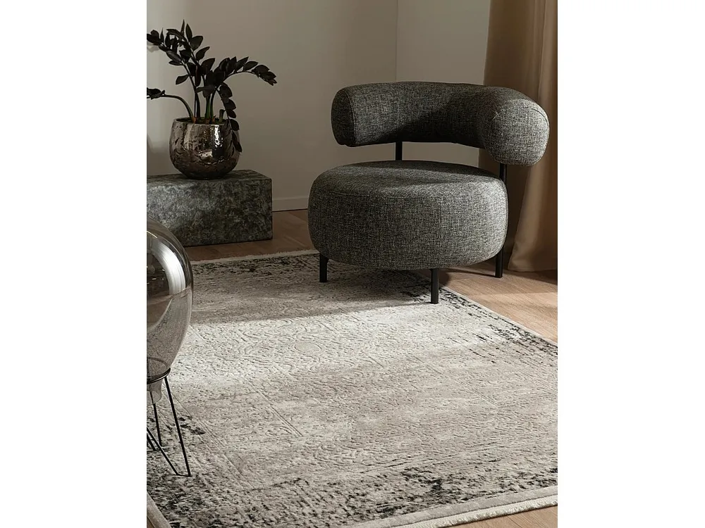 Tapijt 160x160 Grijs Davos Elegance