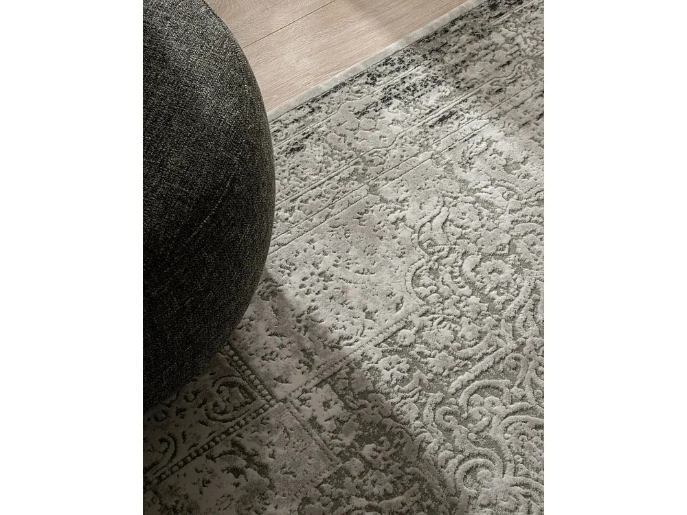 Tapijt 160x160 Grijs Davos Elegance
