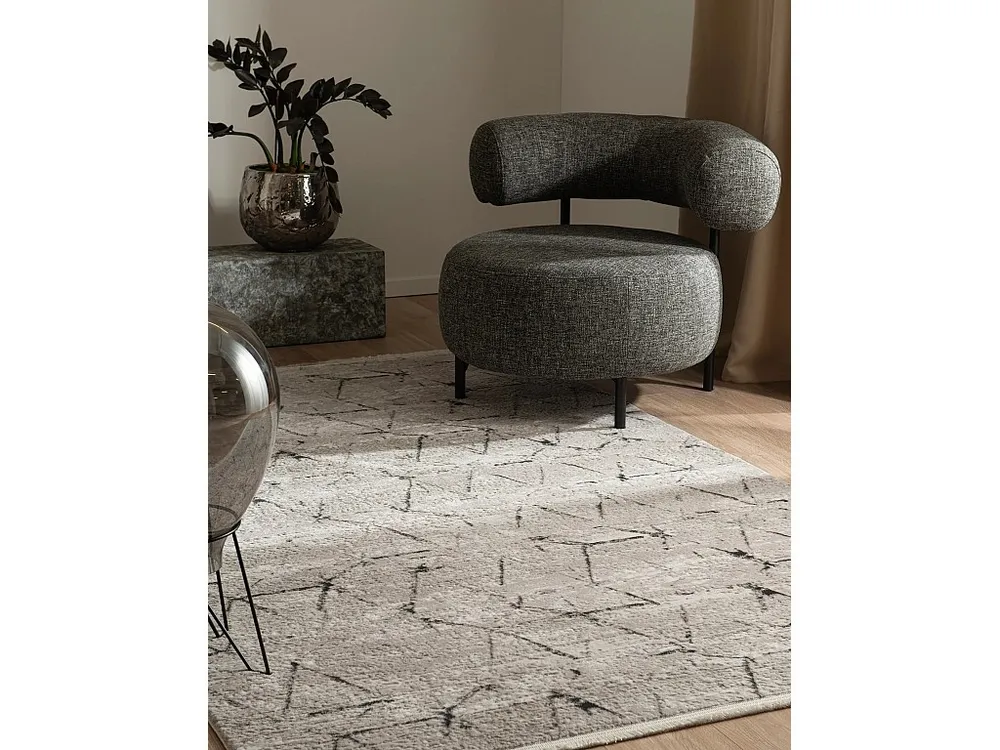 Tapijt 160x160 Grijs Davos Spice