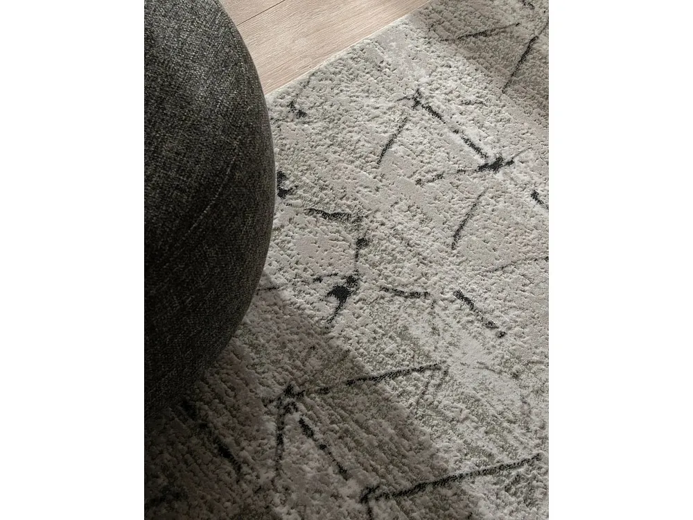 Tapijt 160x160 Grijs Davos Spice