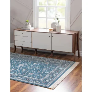 Tapijt 160x99 Blauw Classical