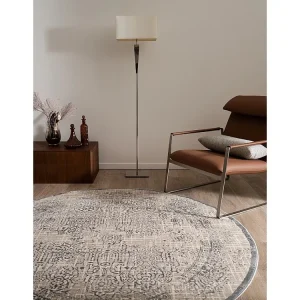 Tapijt 185x185 Crème wit Bern Shimmer