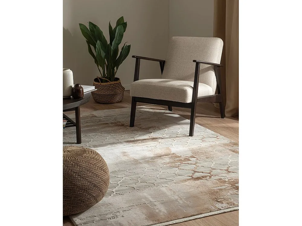 Tapijt 240x240 Bruin Davos Gaas