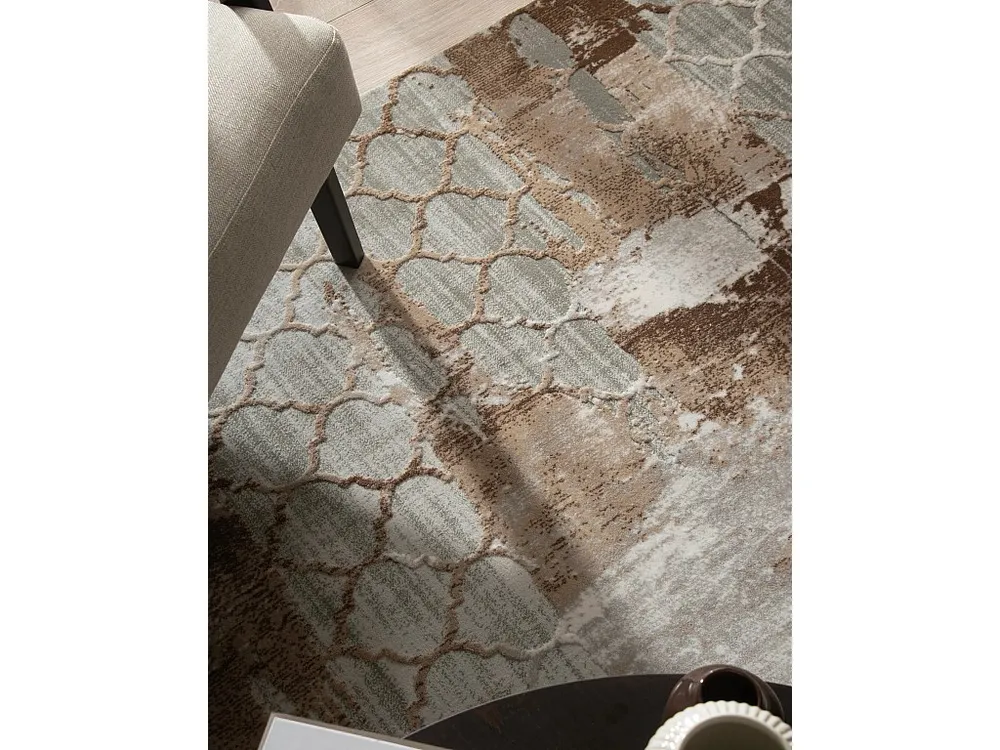 Tapijt 240x240 Bruin Davos Gaas