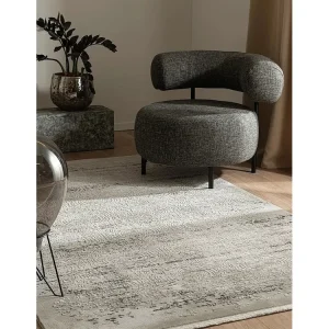 Tapijt 240x240 Grijs Zwart Davos Charme