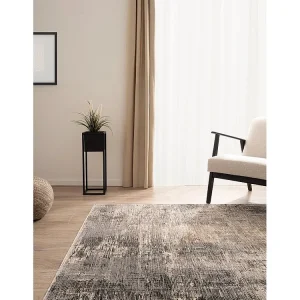 Tapijt 245 x 155 Grijs Zora Hedendaags