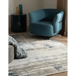 Tapijt 365x275 Blauw Davos Netstof