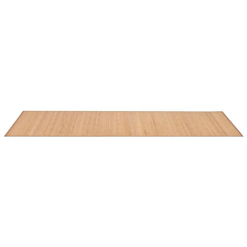 Tapijt 80x200 cm bamboe bruin