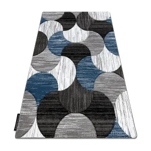 Tapijt ALTER Geo Schelpen blauw 200x290 cm