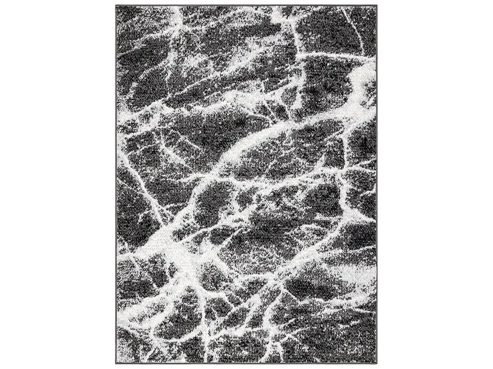 Tapijt BCF Morad MARMUR marmer - antraciet / zwart 300x400 cm