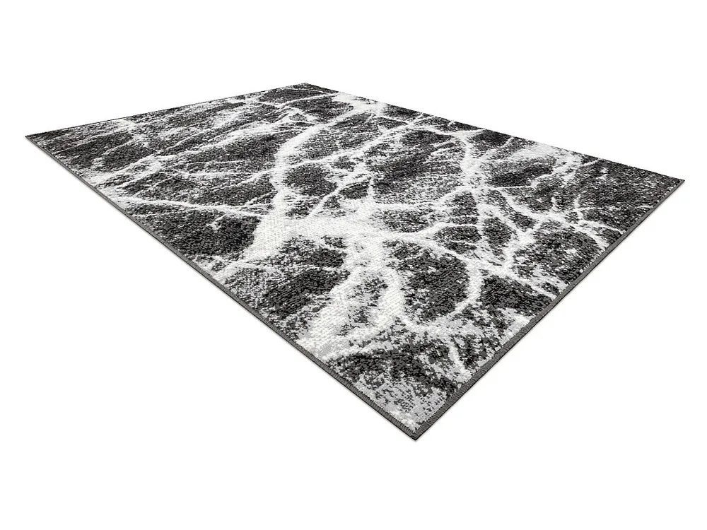 Tapijt BCF Morad MARMUR marmer - antraciet / zwart 200x300 cm
