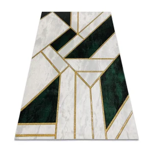 Tapijt EMERALD exclusief 1015 glamour, stijlvol marmer, geometrisch fl 160x220 cm